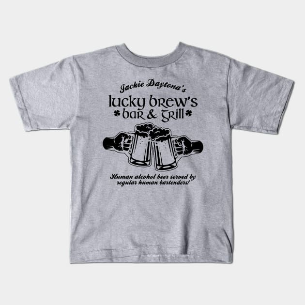 Jackie Daytona,Lucky Brew's Bar and Grill , What We Do In The Shadows Fan Kids T-Shirt by FitMeClothes96